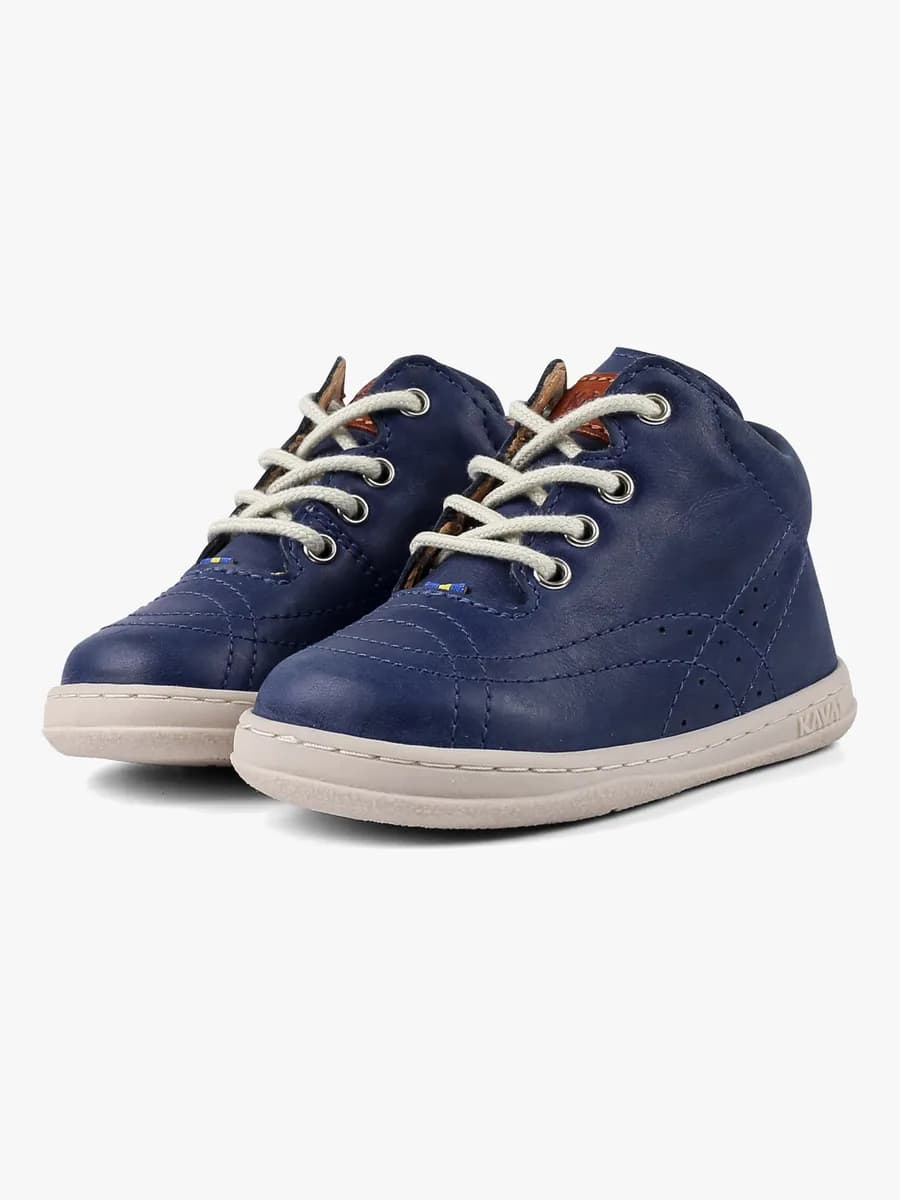 Kavat Edsbro Barefoot Lära-gå-skor, Navy, 22