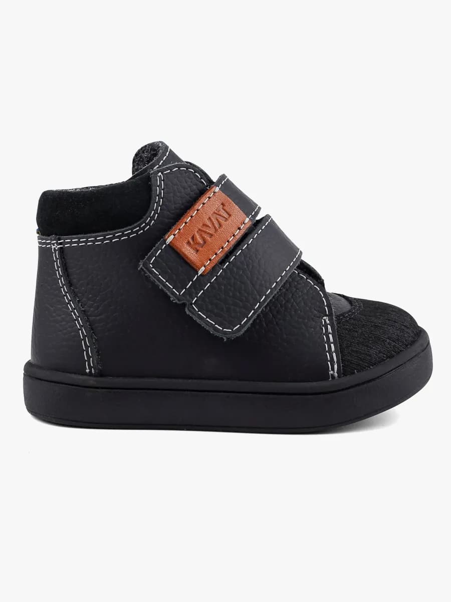 Kavat Fiskeby XC  Fodrade Lära-gå-skor, Black, 24