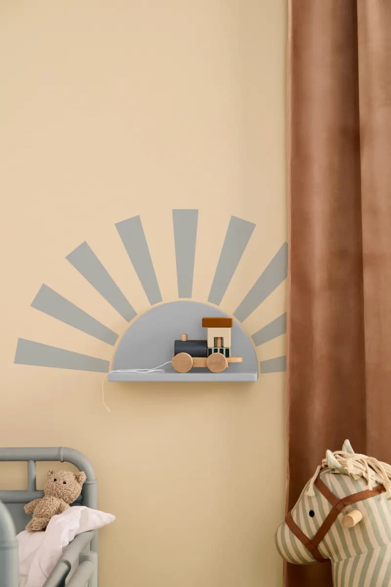 Kid's Concept STAR Hylla Cirkel inkl Klistermärke, Blå