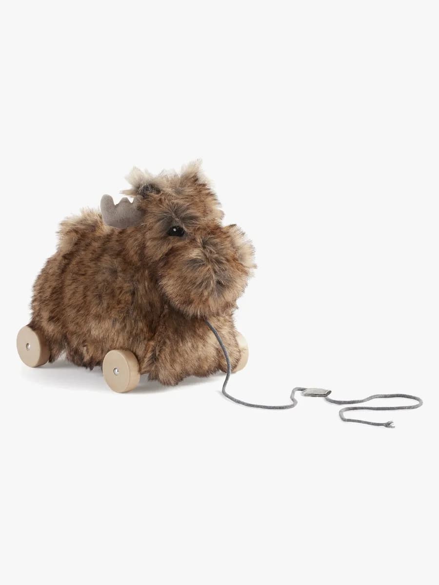 Kids Concept Edvin Dragdjur Älg, Brun