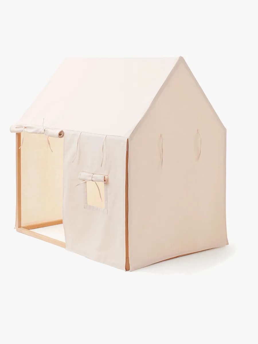 Kids Concept Lekhus Tält, Naturvit