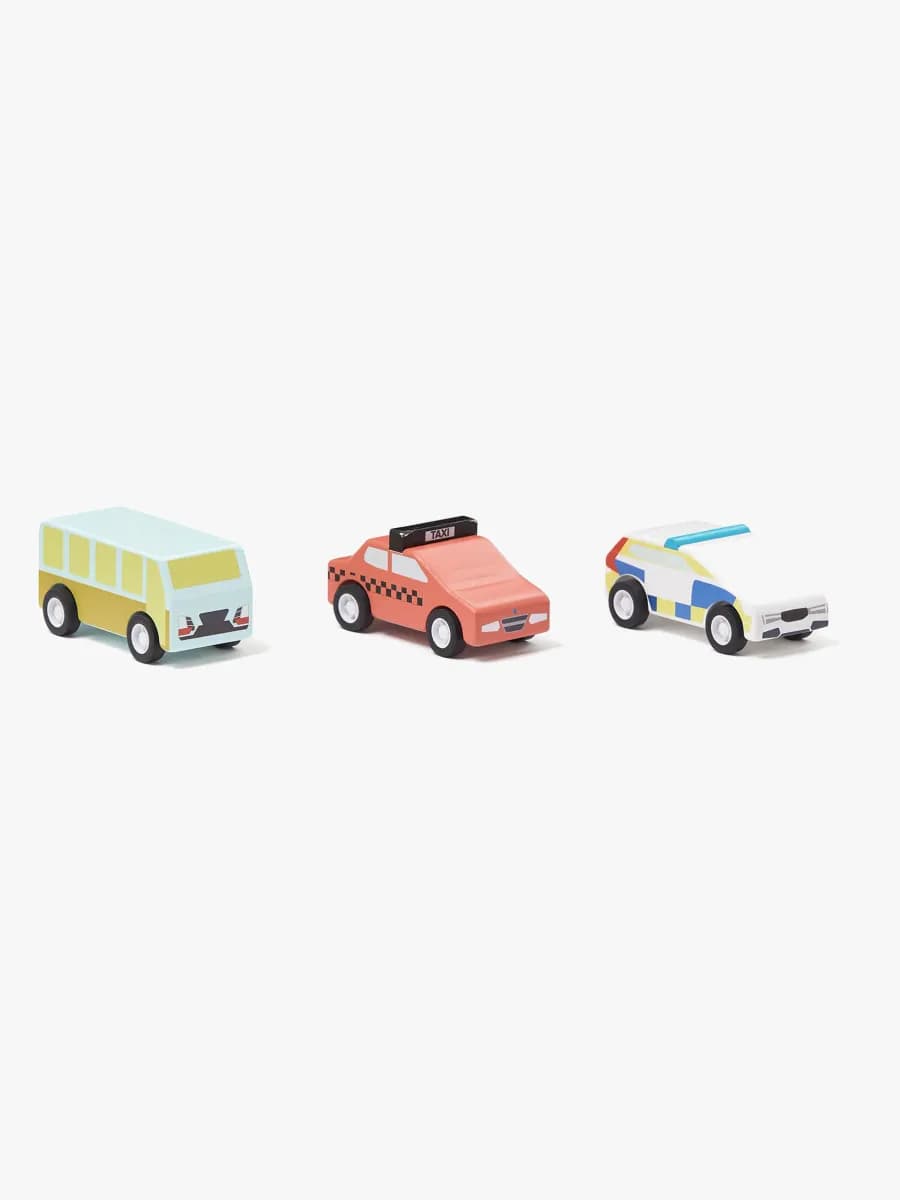 Kids Concept Pull-back Bilar 3-Pack