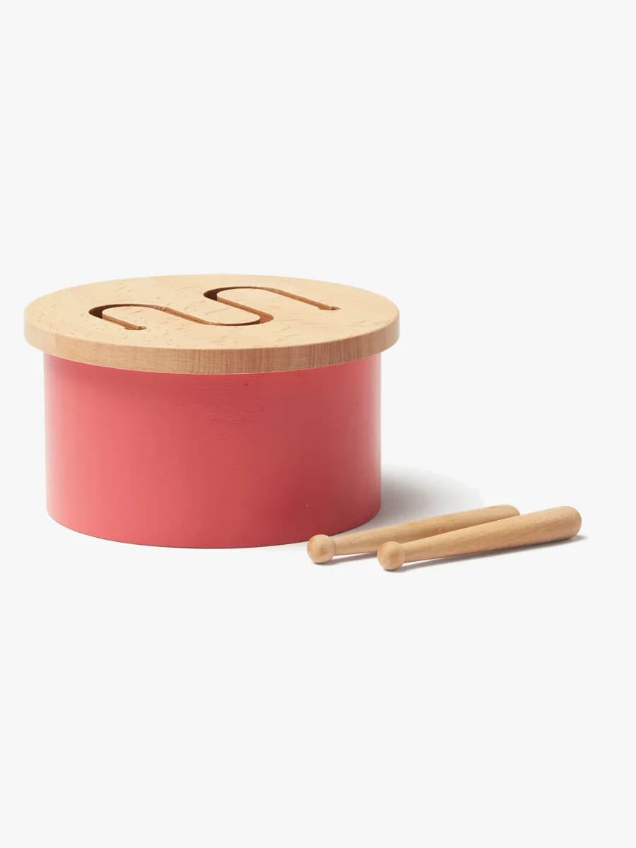 Kids Concept Trumma, Ljusröd