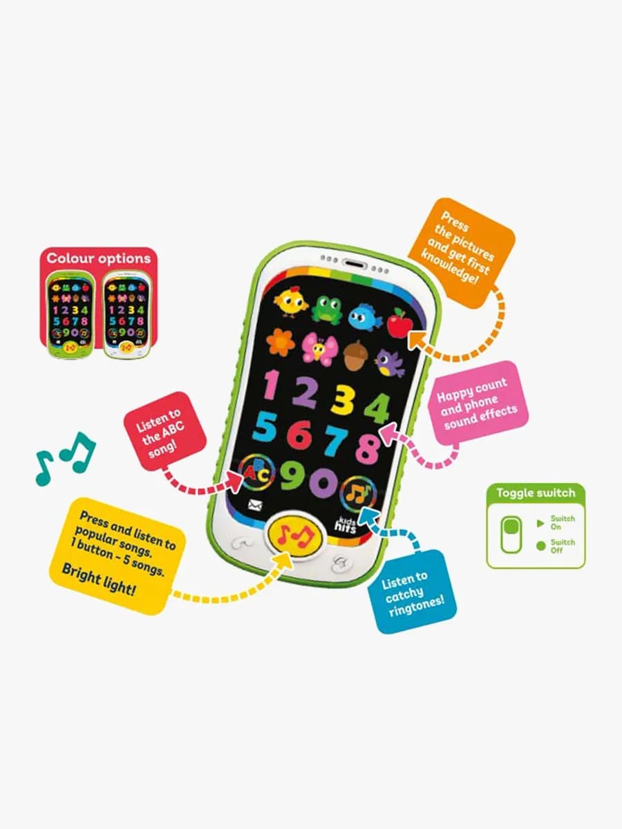 Kids Hits Aktivitetstelefon Smart Phone Counting Fun