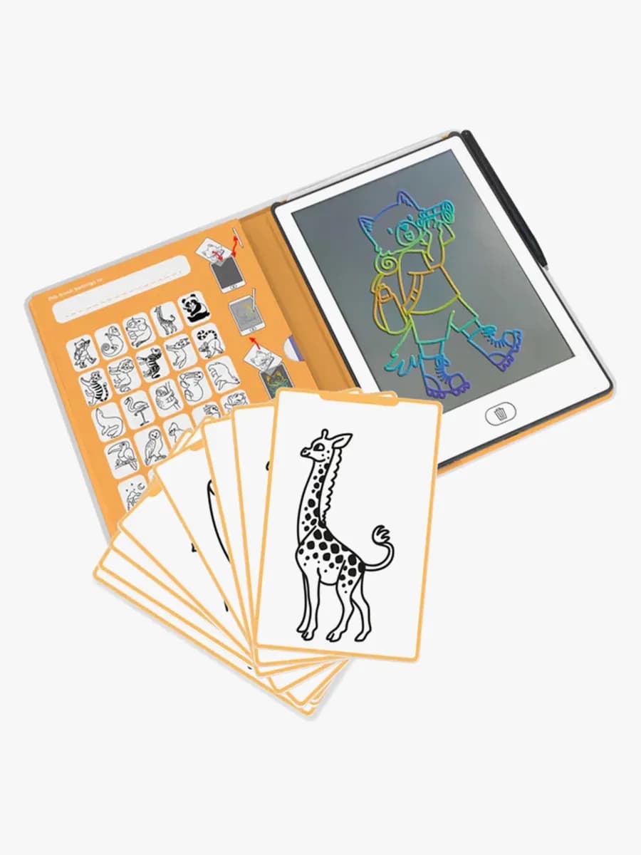 Kidywolf KIDYDRAW MINI Ritplatta LCD Djur