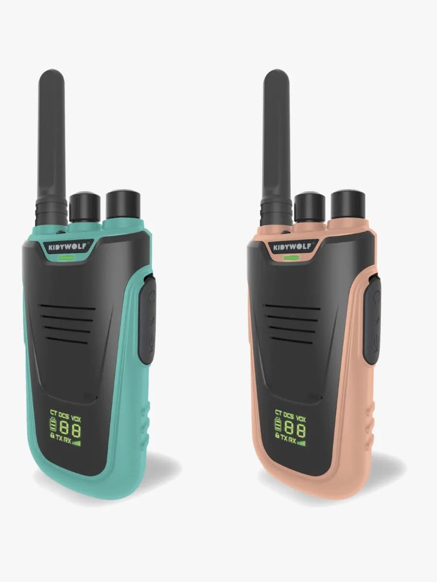 Kidywolf KIDYTALK Walkie-talkies, Beige/Turkos