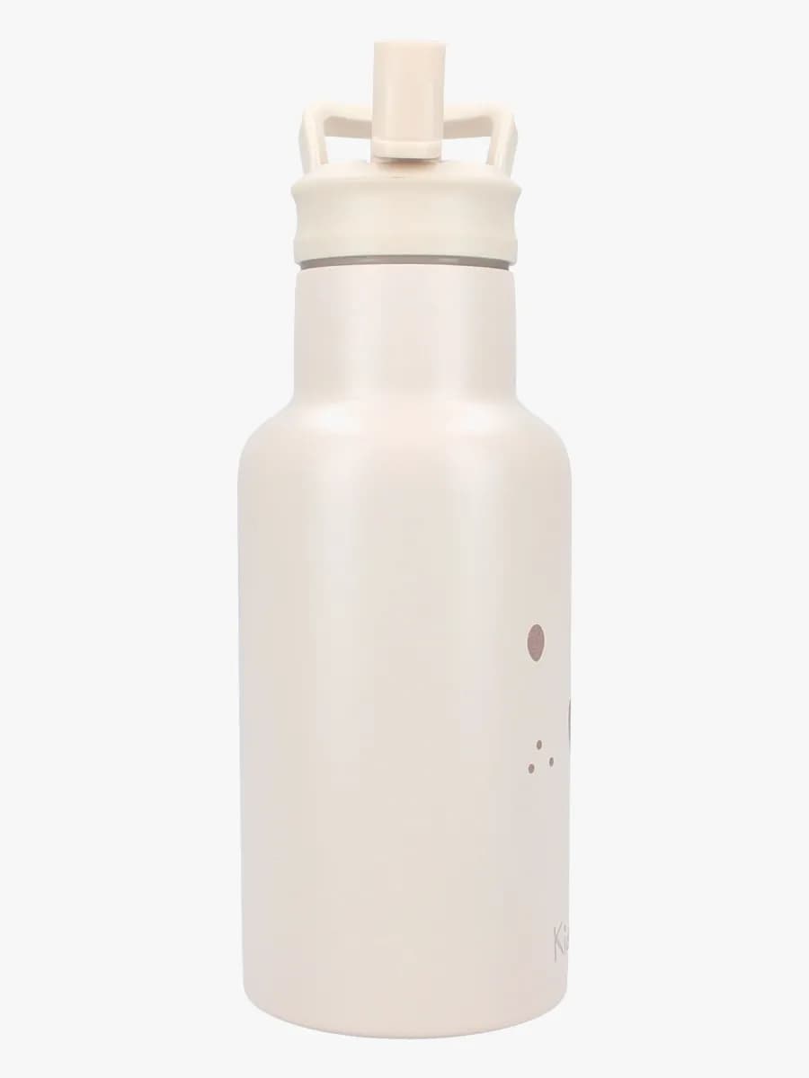 Kidzroom Beary Excited  Rostfritt stål Vattenflaska 350ml, Beige