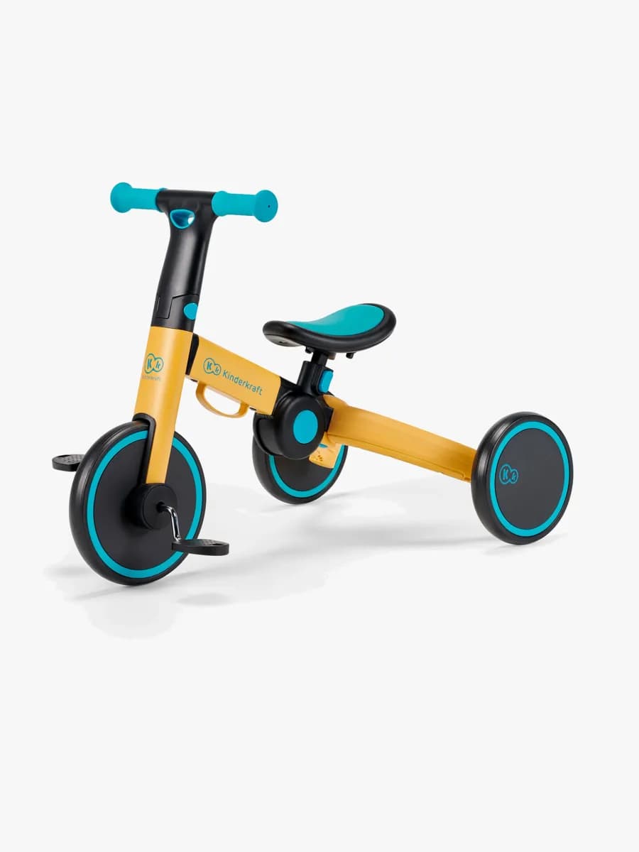 Kinderkraft 4TRIKE Trehjuling, Gul