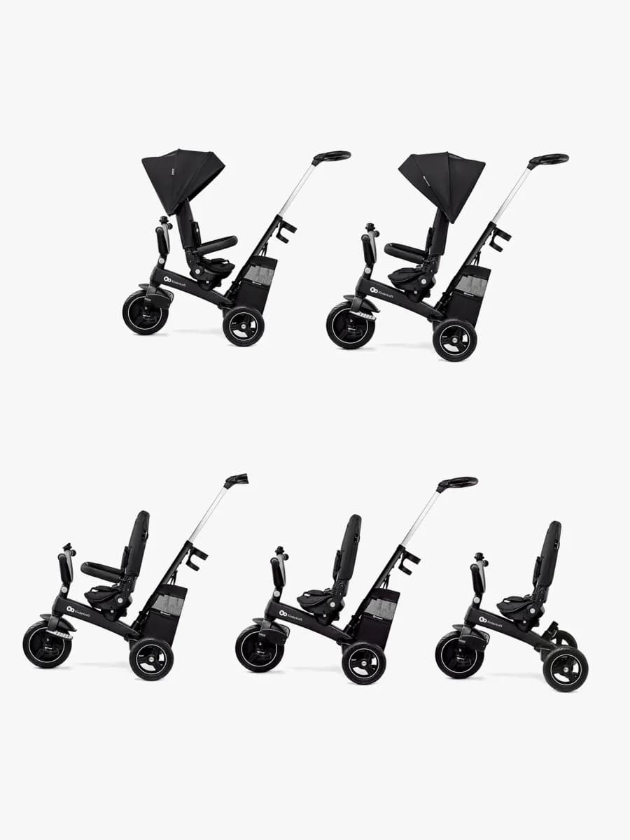 Kinderkraft EASYTWIST Trehjuling, Svart