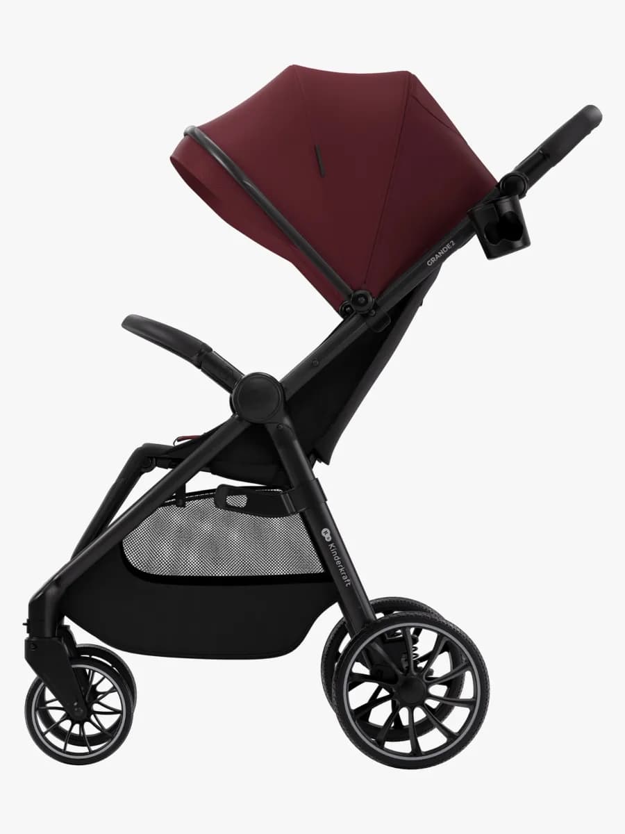 Kinderkraft Grande 2 Sittvagn, Dark Ruby