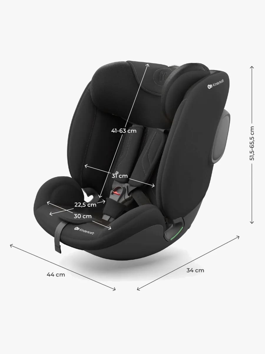 Kinderkraft I-FIX ENDURA SAFE Bilbarnstol, Black