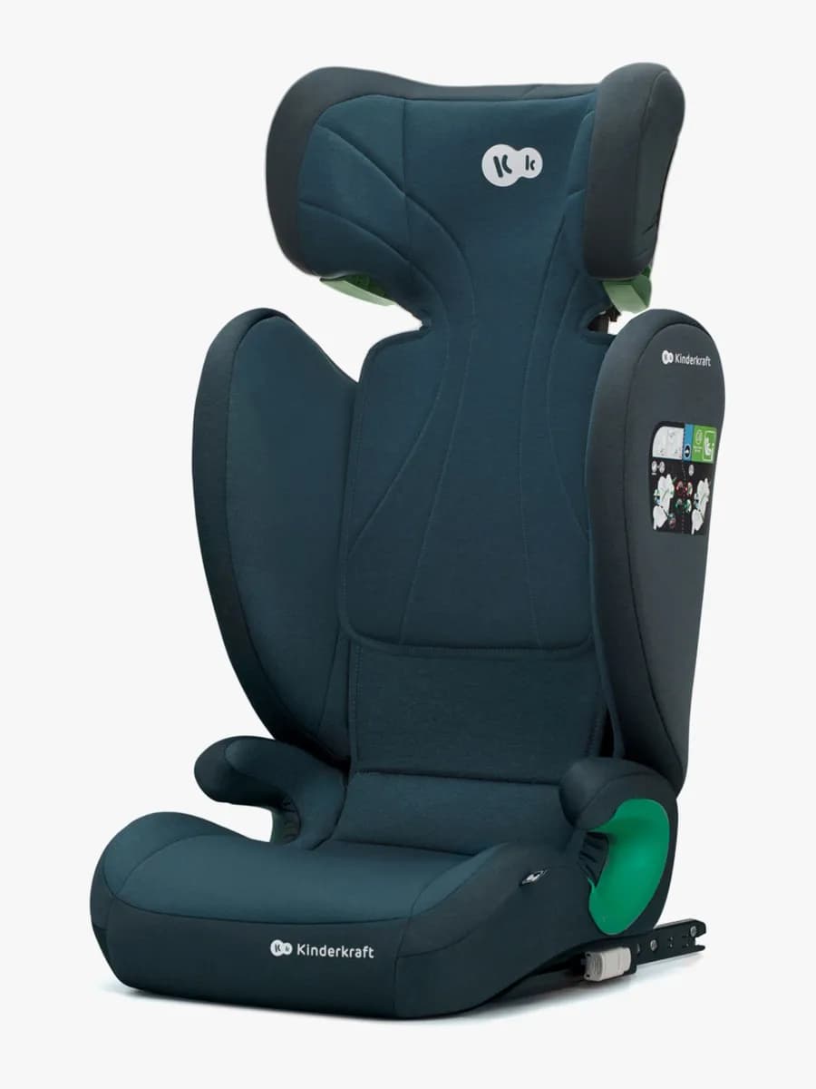 Kinderkraft JUNIOR FIX 2 i-Size Bältesstol, Harbor Blue