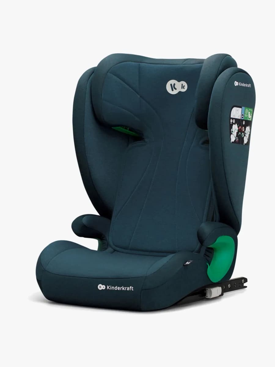 Kinderkraft JUNIOR FIX 2 i-Size Bältesstol, Harbor Blue