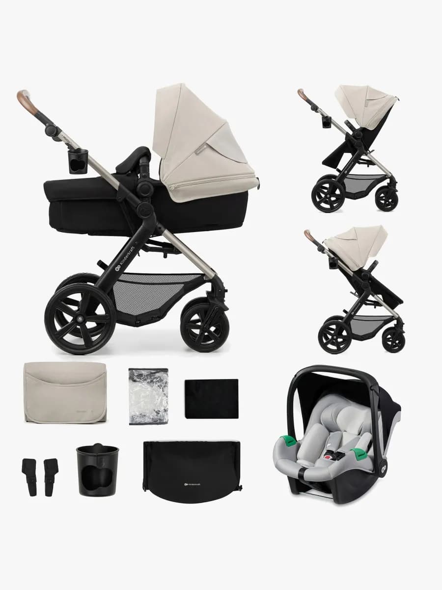 Kinderkraft MOOV 2 3-in-1 Kombivagn, Moonlight Grey