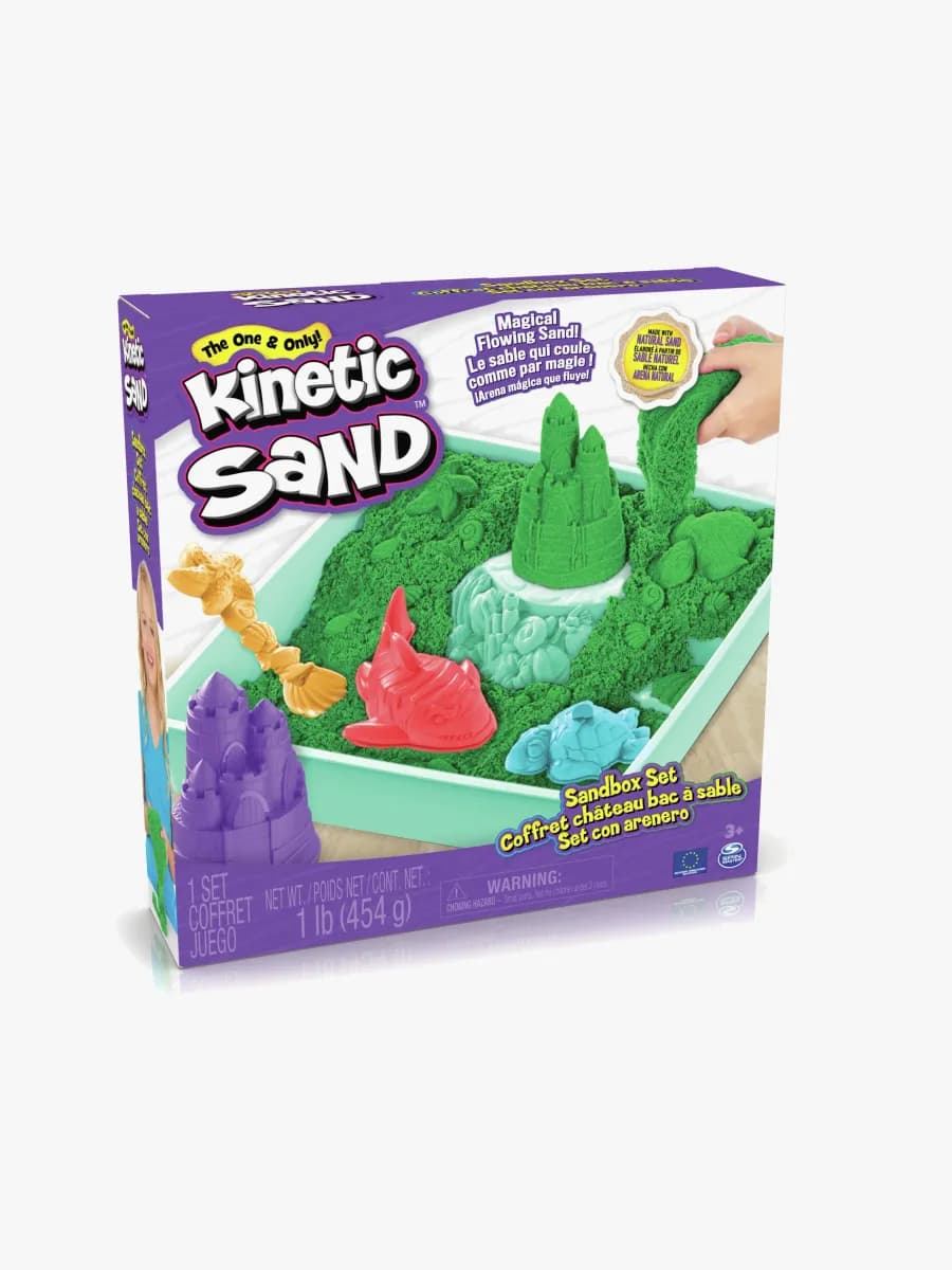Kinetic Sand Lekset Sandlåda Grön