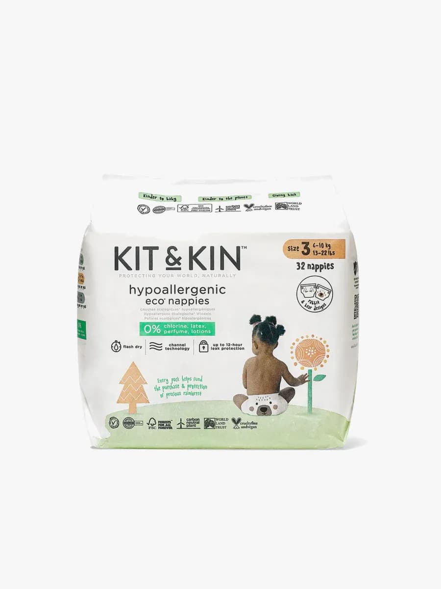 Kit &  Kin Eco Blöjor Stl 3 6-10 kg 32-Pack