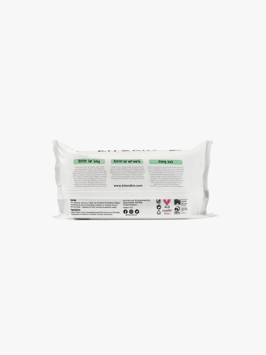 Kit &  Kin Våtservetter 60-Pack