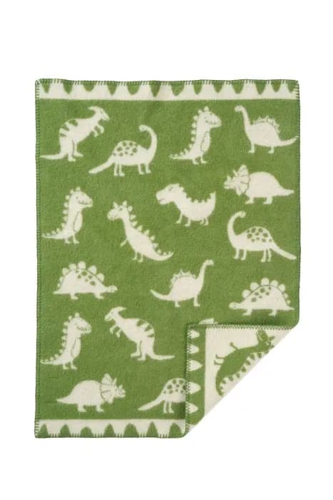 Klippan Yllefabrik Ullfilt Dino (Grön)