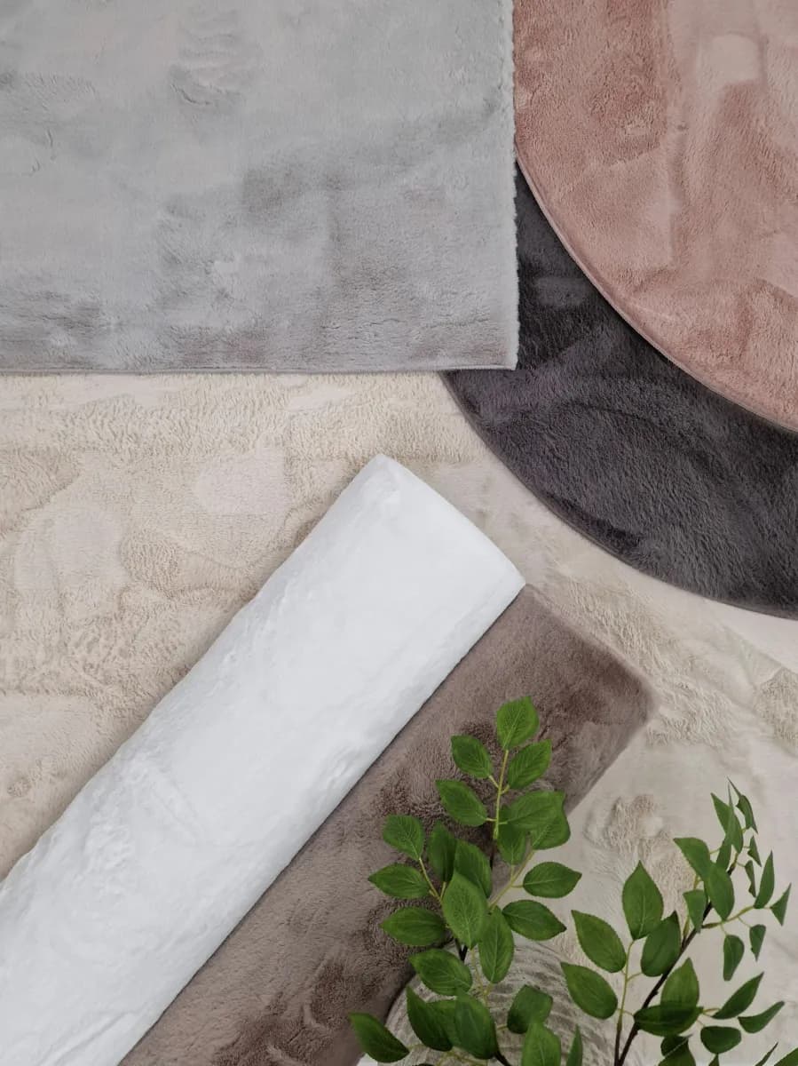 KMCarpets Dream Rund Barnmatta 160, Vit, Barnrum