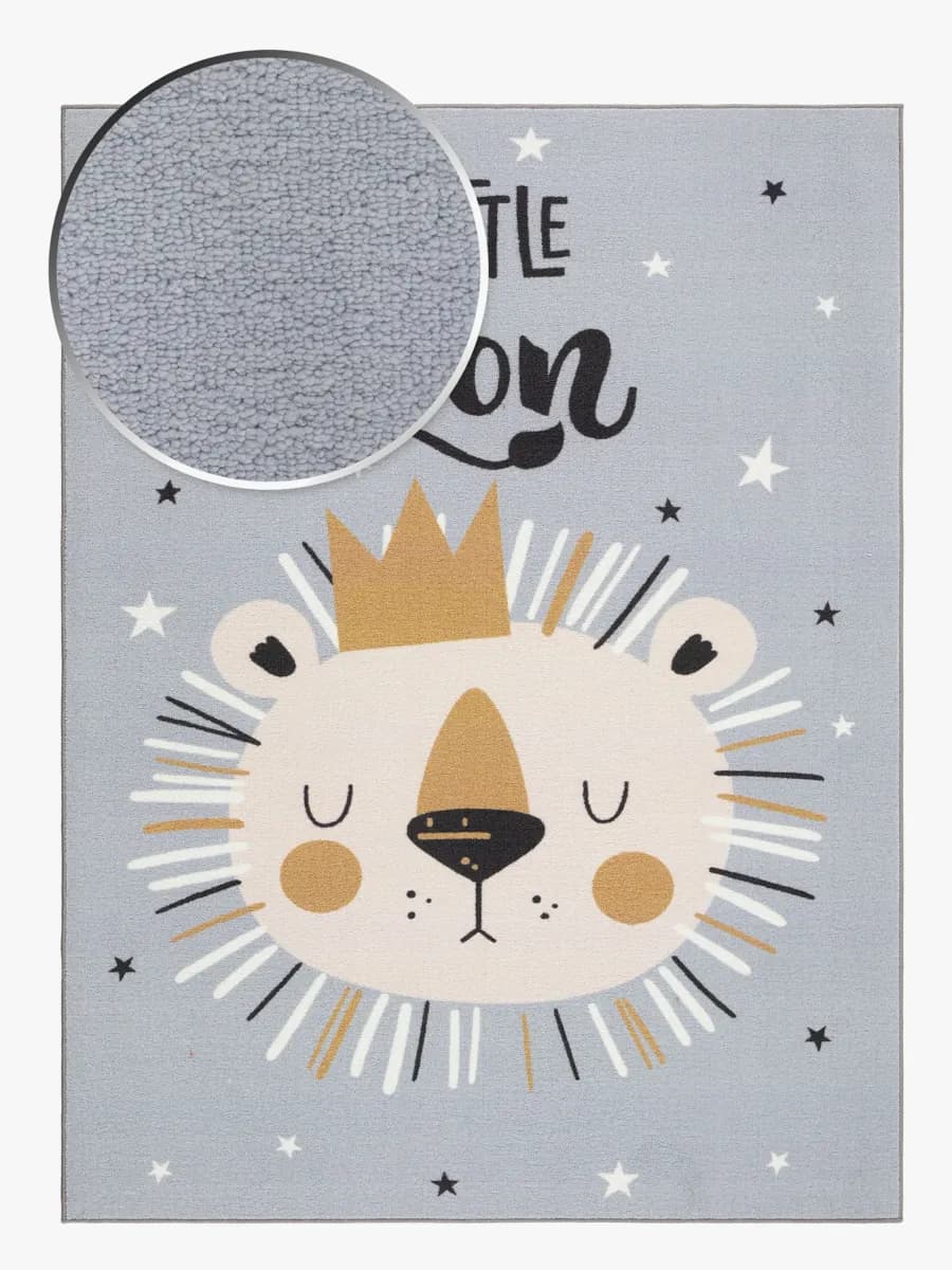 KMCarpets Play Lionking Barnmatta 160x230, Grå, Barnrum