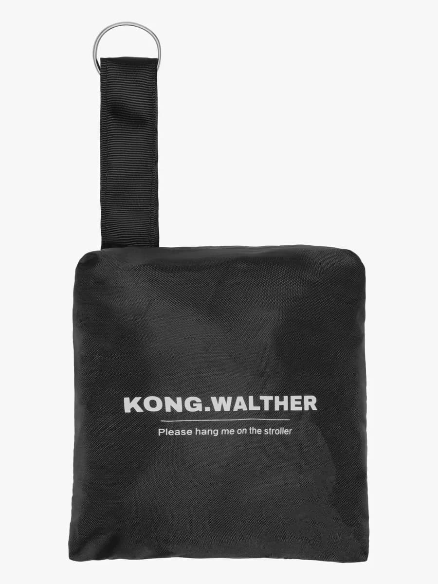 KONG.WALTHER Magic Shopper Tygkasse, Nylon Black