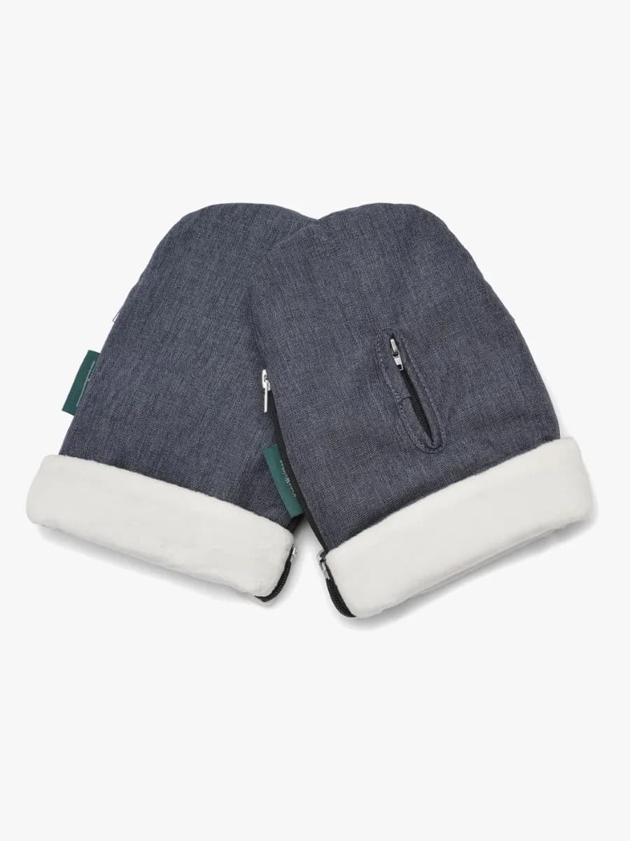 KONG.WALTHER Østerbro Classic Barnvagnsvantar, Denim Ocean