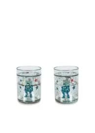 Konges Slöjd Glittermugg 2-pack (Hero Robot)