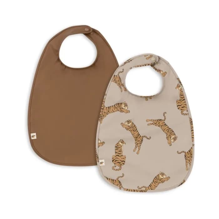 Konges Slöjd Haklapp 2-pack (Tiger/Toasted Coconut)