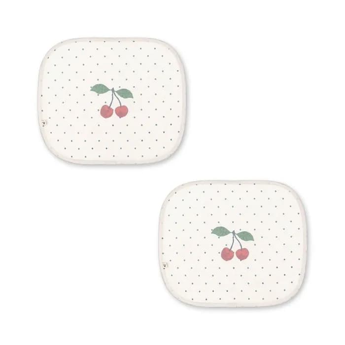 Konges Slöjd Solskydd för bilen 2-pack (Navy Dot)