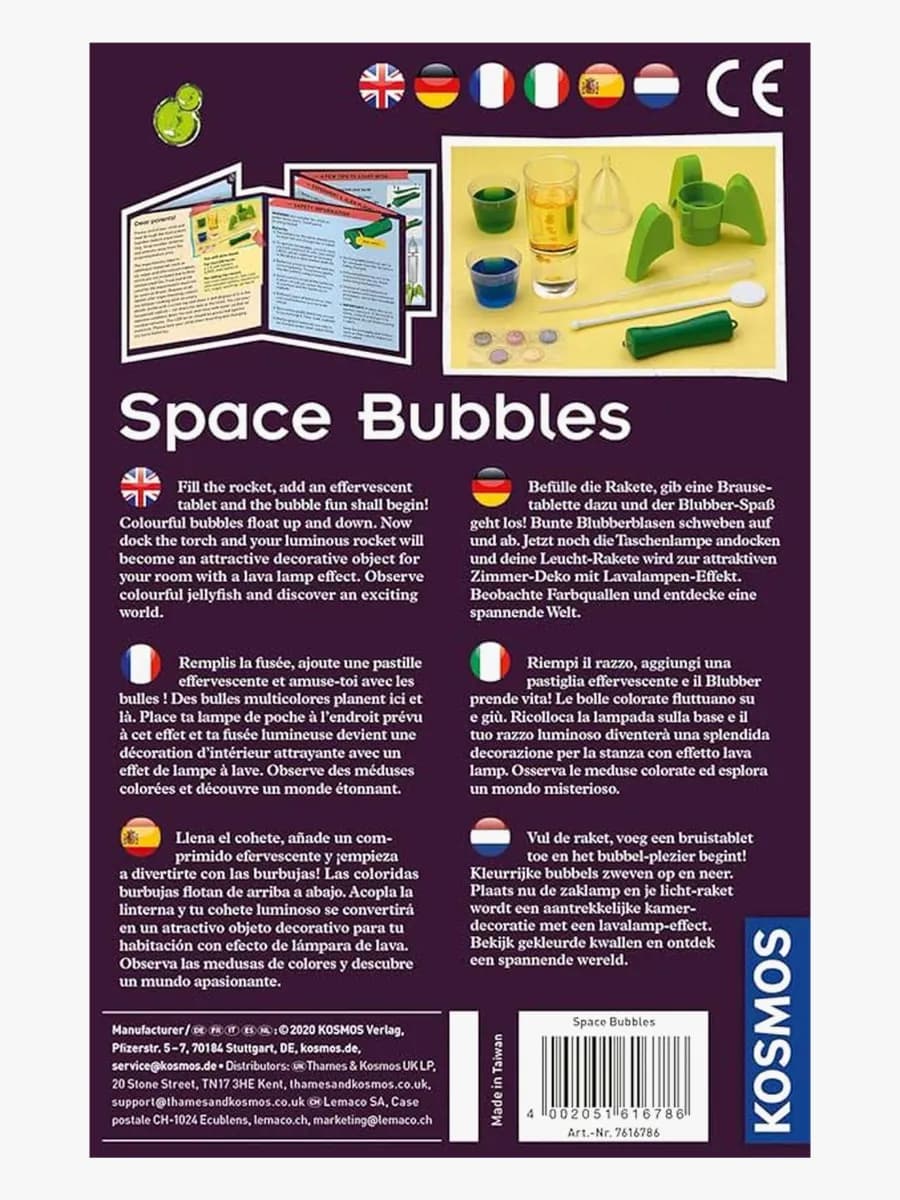 Kosmos Space Bubbles Bordslampa, Barnrum