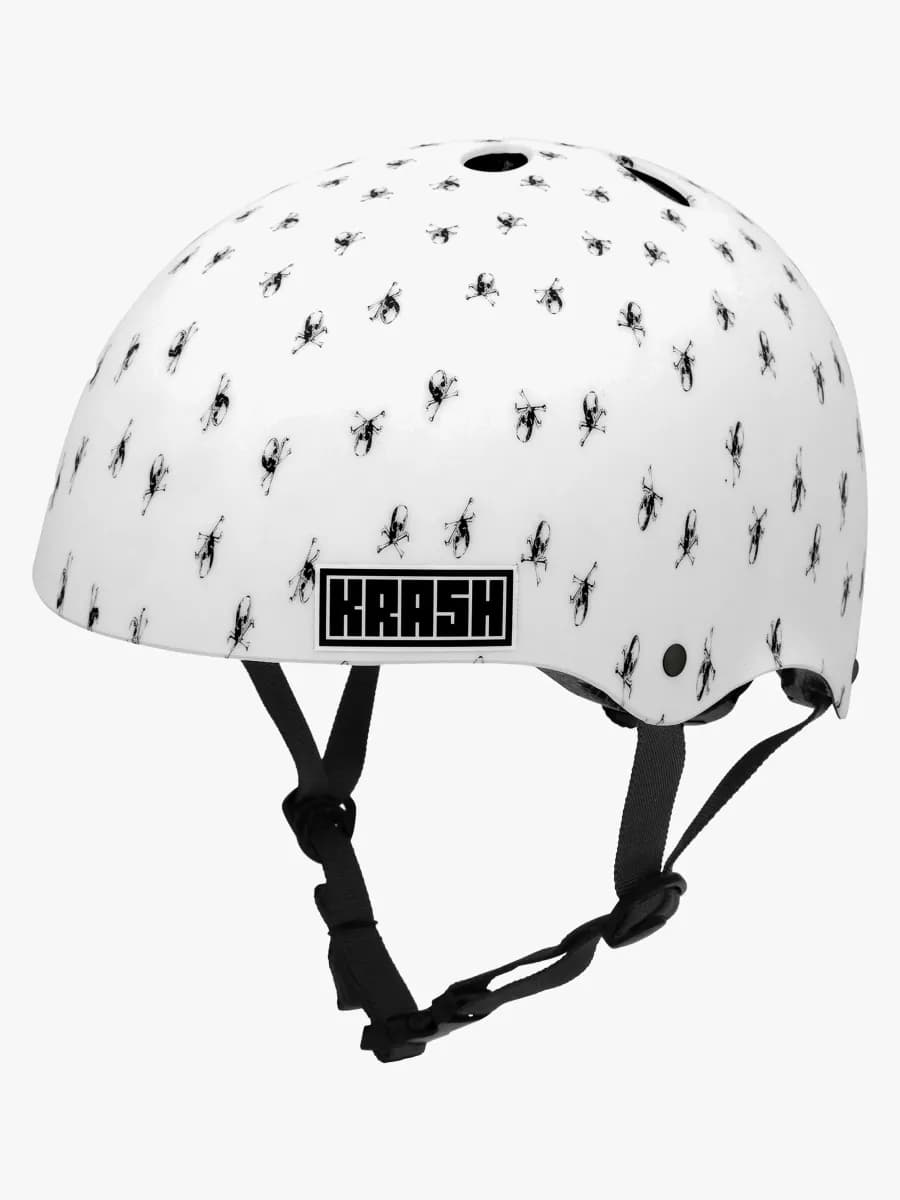 Krash Mips ABS FS Hjälm, White Skully, M