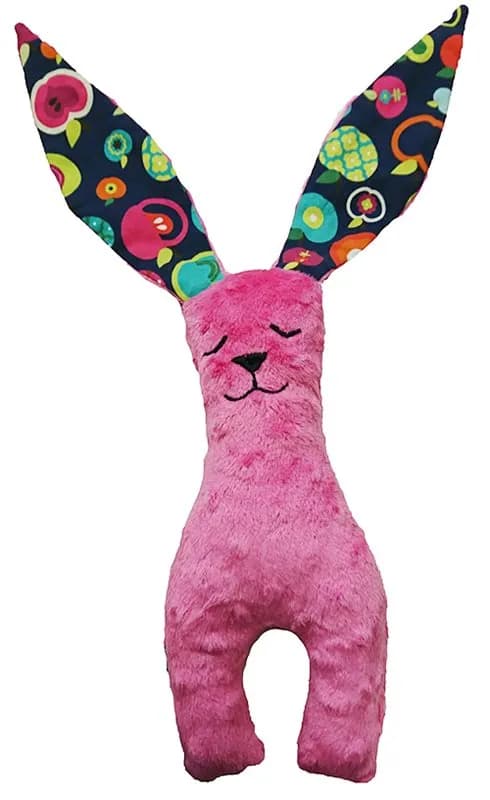 La Millou Bunny long ears stor, rain/fuchsia