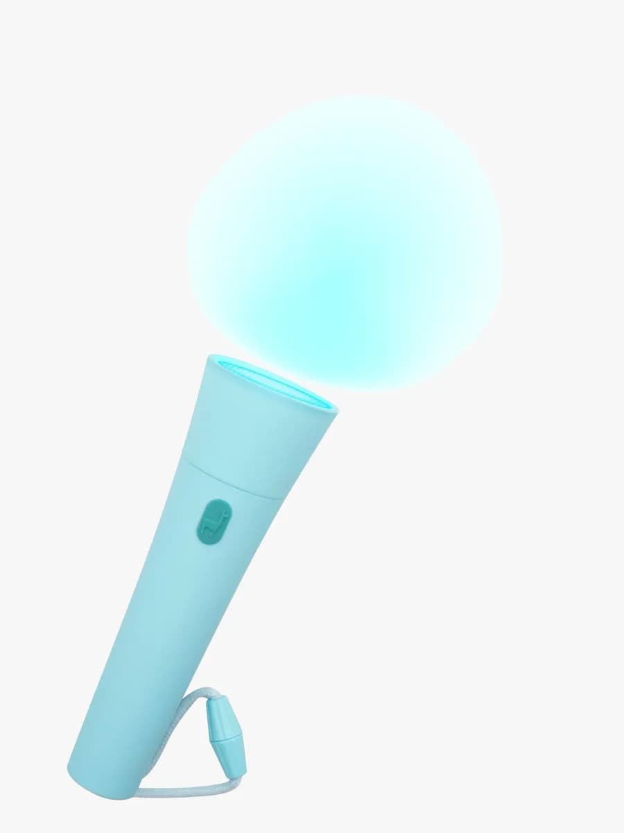 Lalarma Ficklampa med Dimbar &  Färgskiftande Funktion, Blå, Barnrum