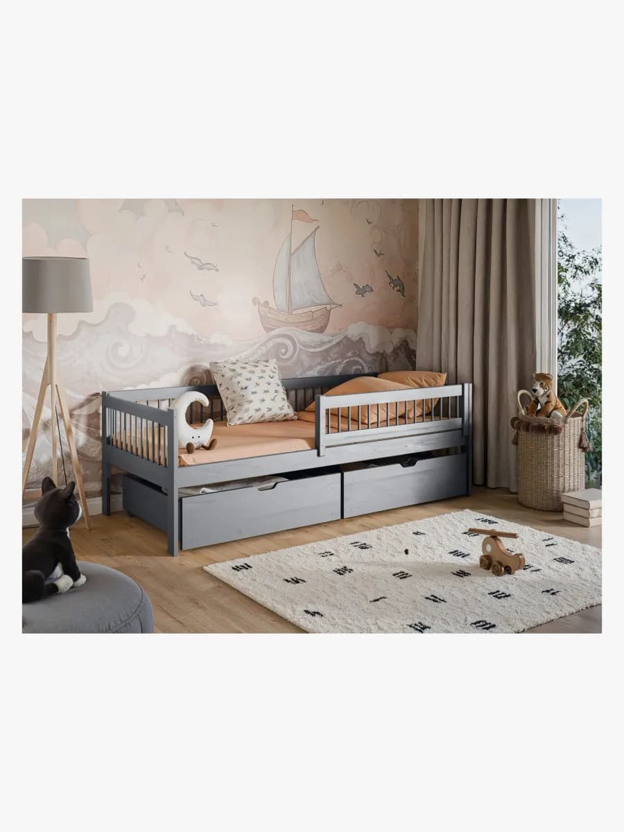 Lano Meble EDI Enkelsäng 90x200, Grå