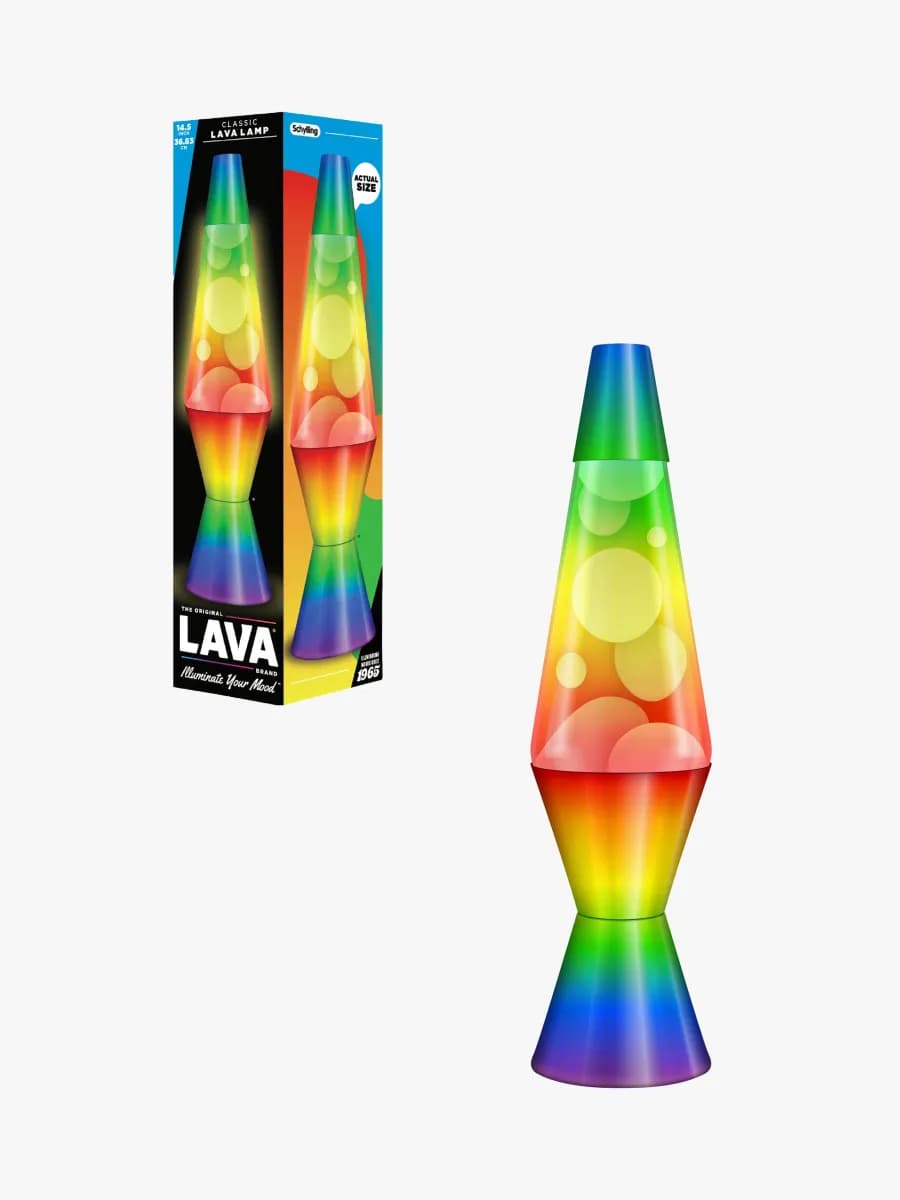 LAVA Lampa Rainbow 37cm, Barnrum
