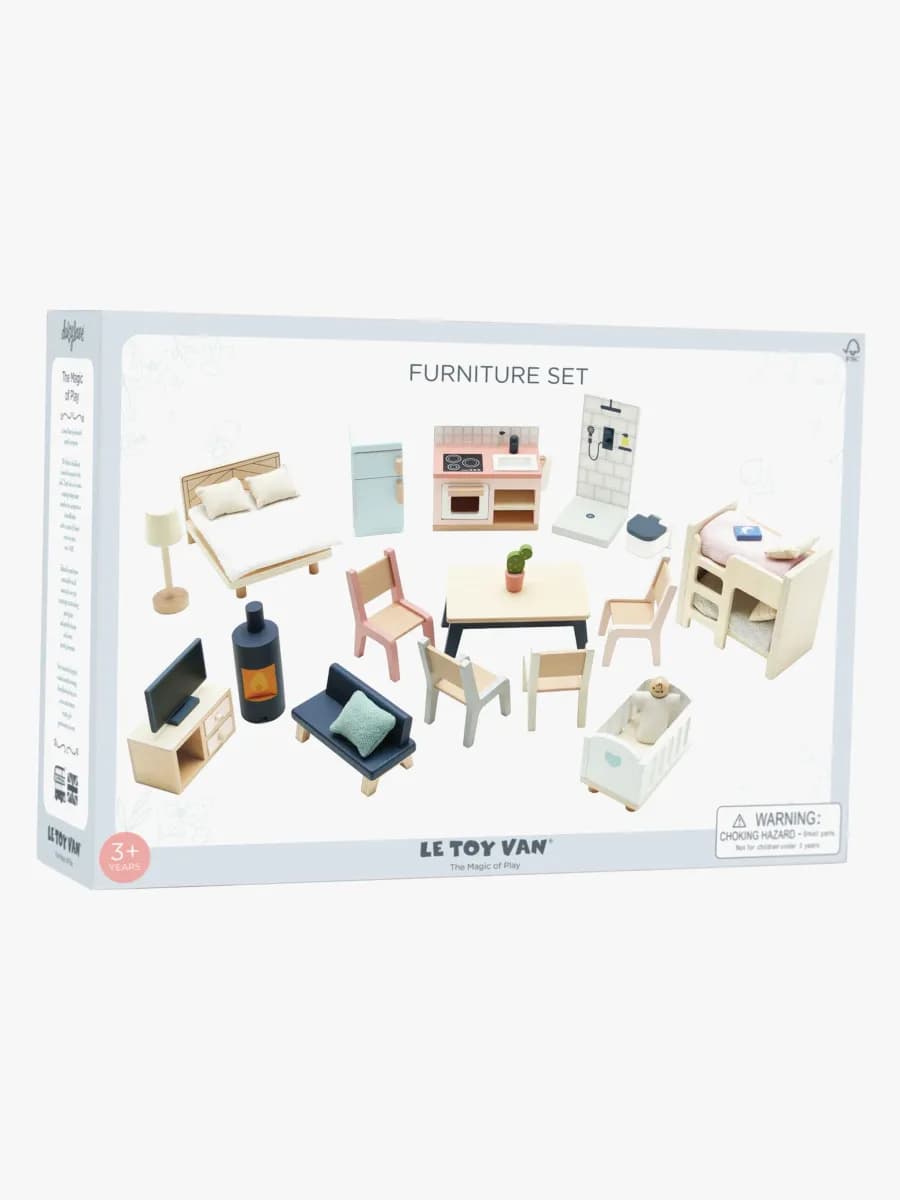 Le Toy Van Dockhusmöbler Startset 35 Delar