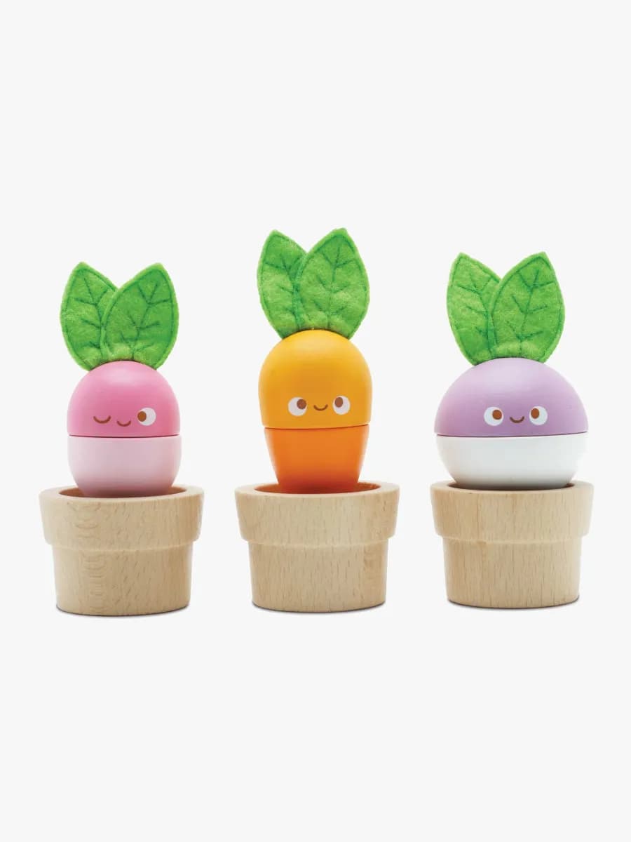Le Toy Van Grönsaker i Trä 3 st