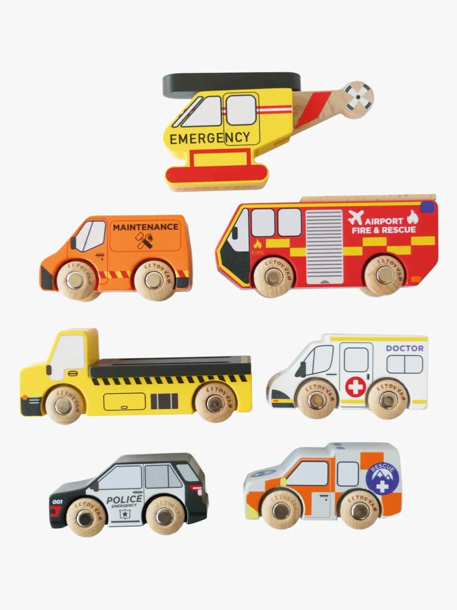Le Toy Van Räddningshelikopter &  Räddningsfordon