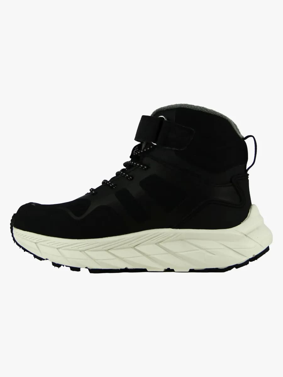 Leaf Karlstad WP  Fleecefodrade Sneakers, Svart, 29