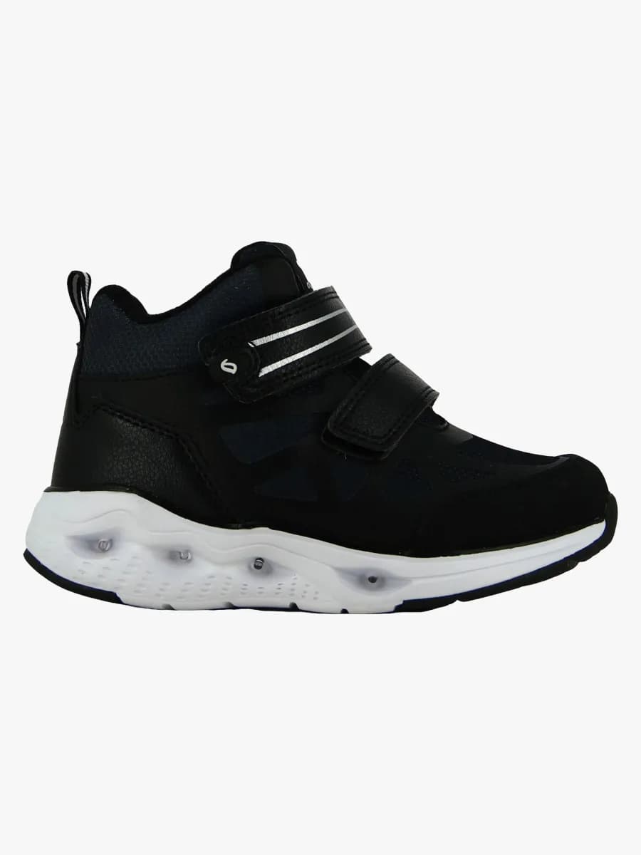 Leaf Kumla  Blinkande Sneakers, Svart, 31