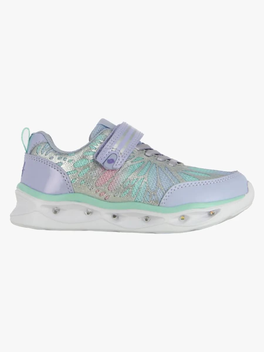 Leaf Malmen Blinkande Sneakers, Lilac, 29