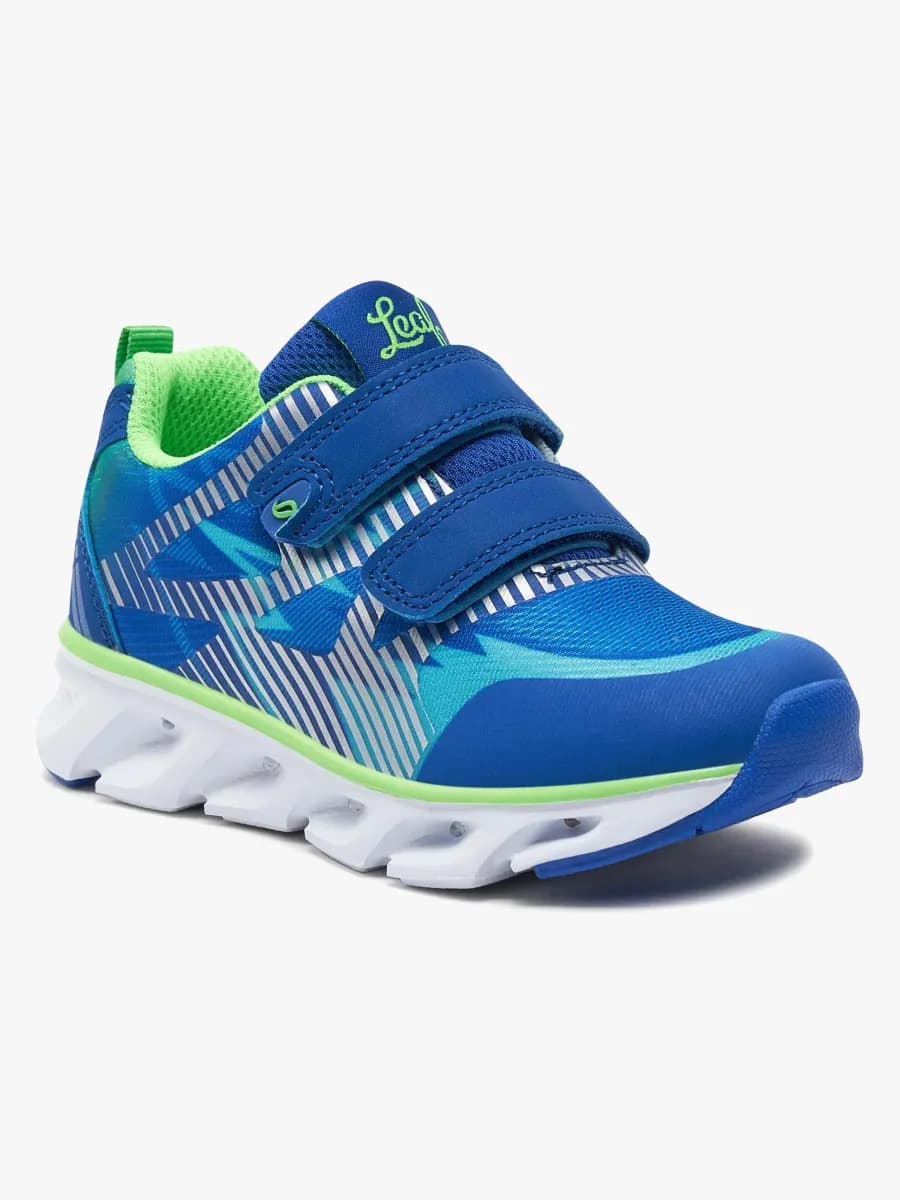Leaf Skalka Blinkande Sneakers, Blå, 28