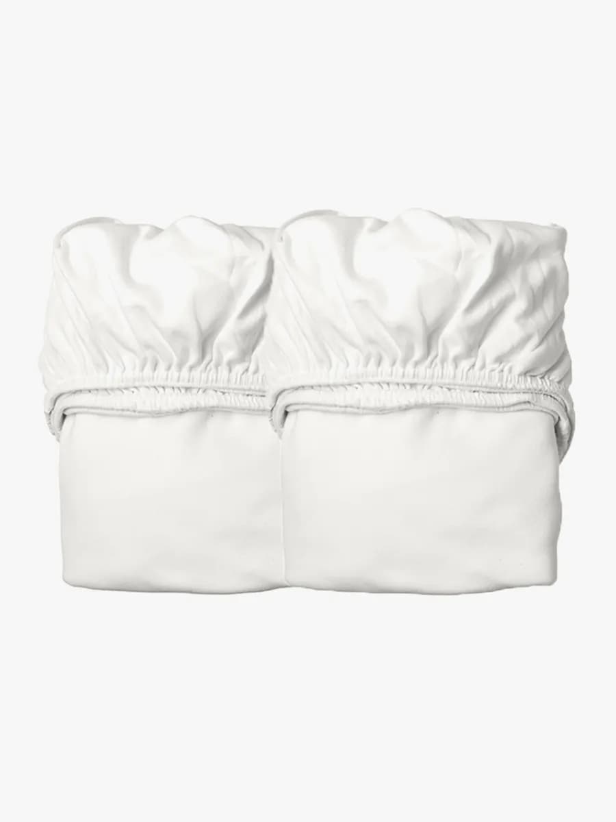 Leander Dra-På-Lakan 2-pack 60x115, Snow