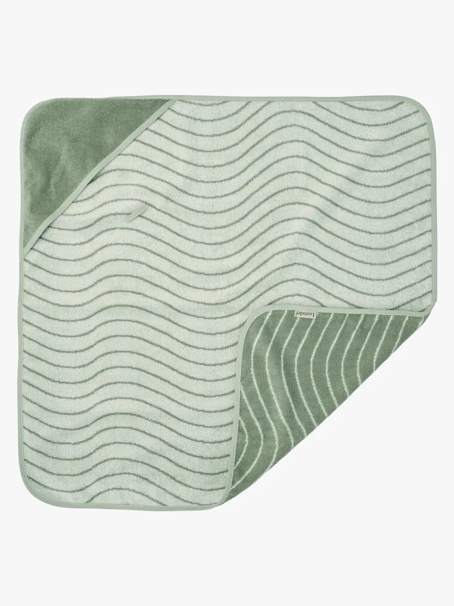 Leander Handduk med Hoodie, Woodland Sage Green