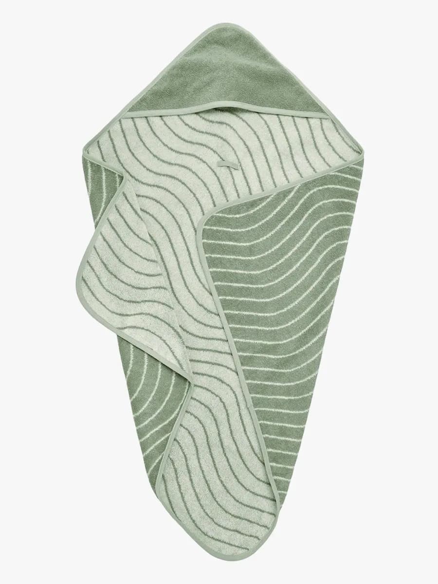 Leander Handduk med Hoodie, Woodland Sage Green