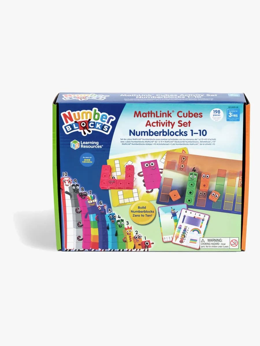 Learning Resources MathLink Numberblocks Matematikset 1-10 Kuber