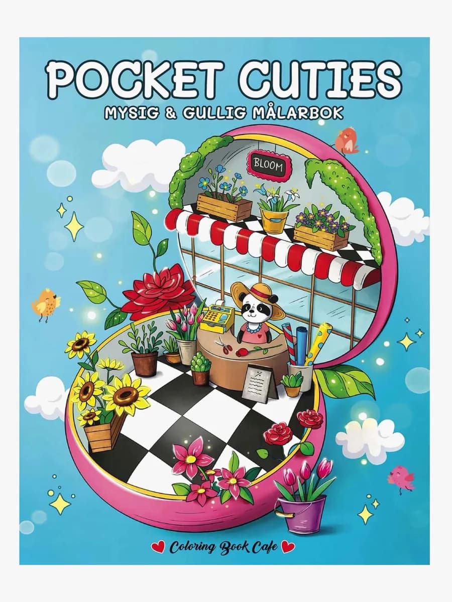 Legind A/S Cozy Målarbok Pocket Cuties