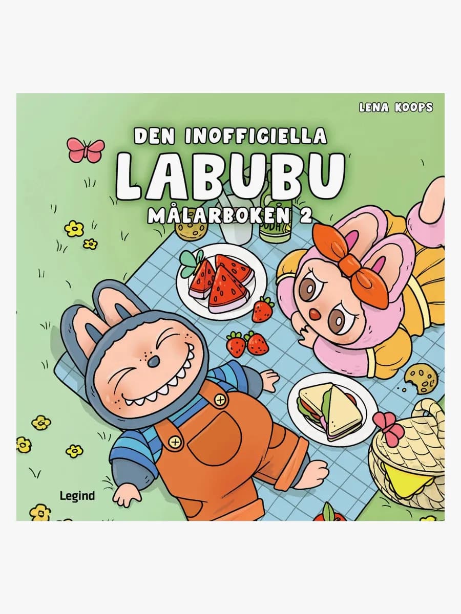 Legind A/S LABUBU Den Inofficiella Målarboken 2 Målarbok