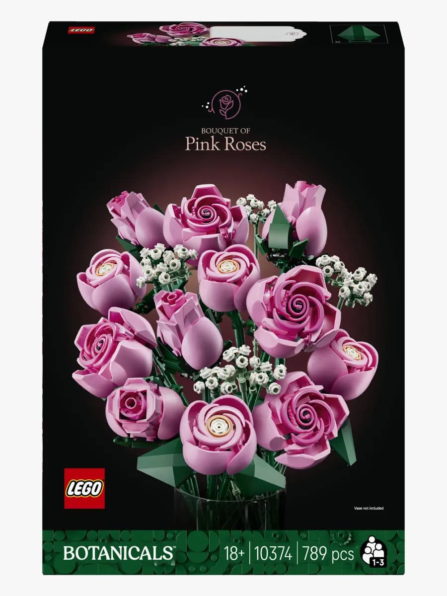 LEGO Botanicals 10374 Bukett med rosa rosor
