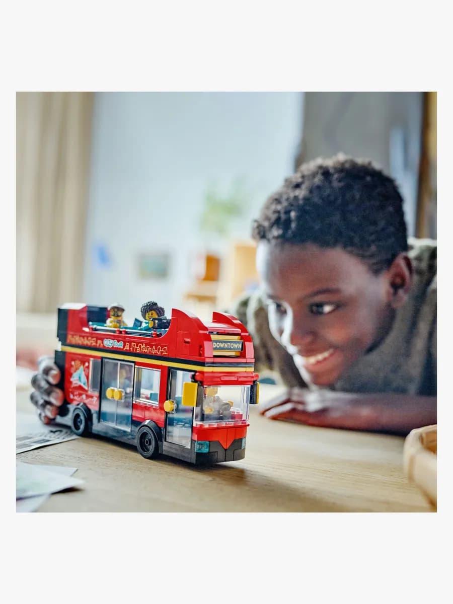LEGO City 60407 Röd dubbeldäckare för sightseeing